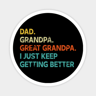 Retro Vintage Dad Father Magnet